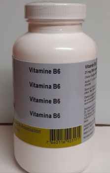 Vitamin B6, 250 Kapseln je 21mg